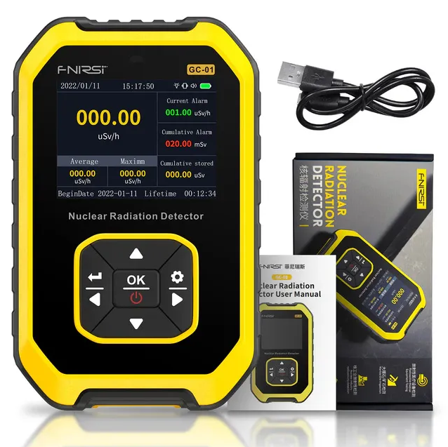 Nuclear radiation meter: nuclear radiation detection + water quality + air (accuracy: medium) (accuracy: 0.25cps/uSv/h)